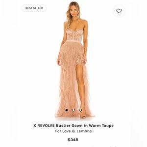 X REVOLVE Bustier Gown in Warm Taupe
For Love & Lemons